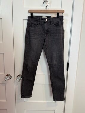 Women's Universal Thread Black Gray High Rise Skinny Jeans size 00/24S NWT
